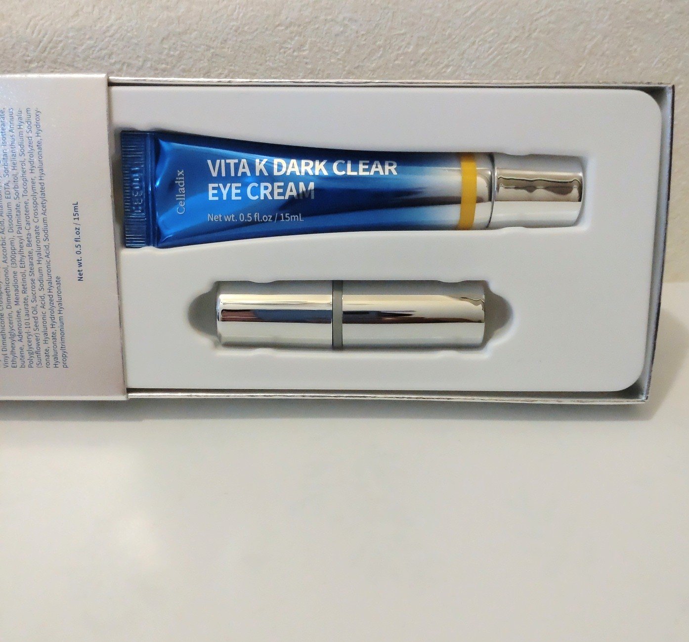 VITA K DARK CLEAR EYE CREAM/Celladix/アイケア・アイクリームを使ったクチコミ（2枚目）