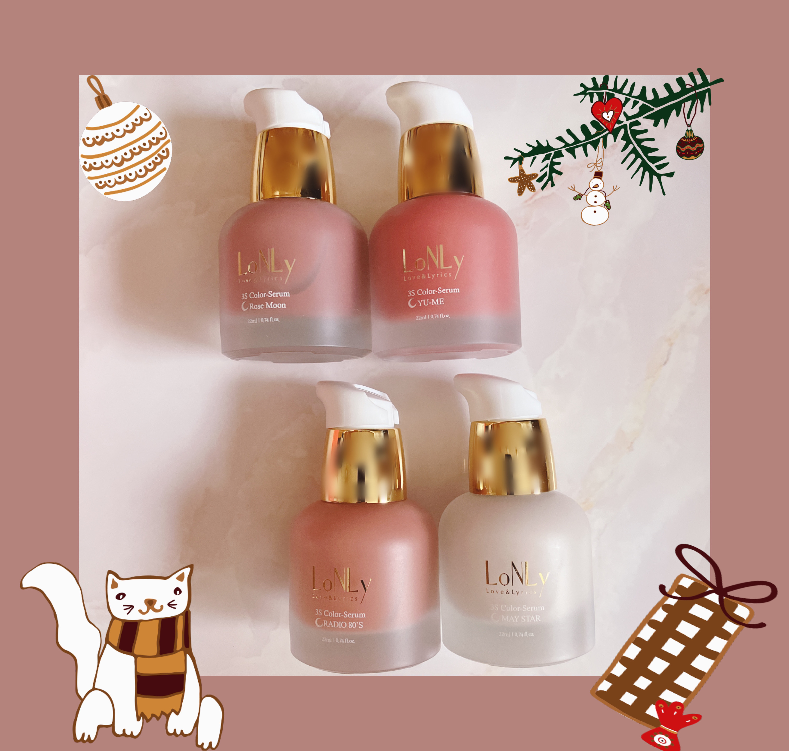 3S カラーセラム/LoNLy /リキッドチークを使ったクチコミ（3枚目）