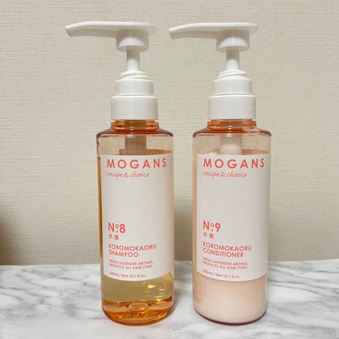 ----------------------------------
MOGANS (モーガンズ)

ノンシリコン アミノ酸シャンプー&コンディショナー
衣薫（ころもかおる）
-------------