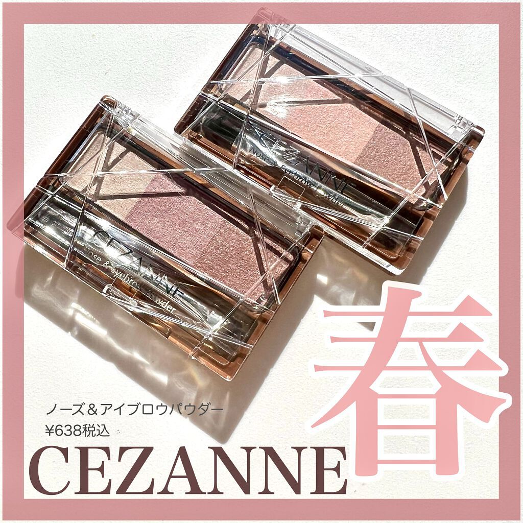 ノーズ＆アイブロウパウダー/CEZANNE/パウダーアイブロウを使ったクチコミ（1枚目）