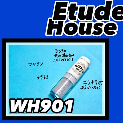ミラーホリック リキッドアイズ/ETUDE/リキッドアイシャドウを使ったクチコミ(1枚目)
