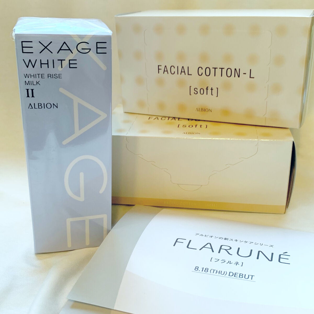 アルビオン フェイシャルコットンL(ソフト)/ALBION/コットンを使ったクチコミ(1枚目)