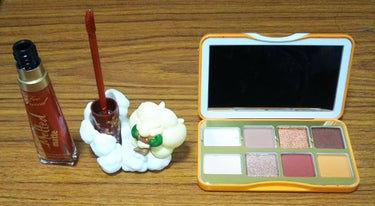 ホット バタード ラム ミニ アイシャドウ パレット/Too Faced/アイシャドウパレットを使ったクチコミ（1枚目）