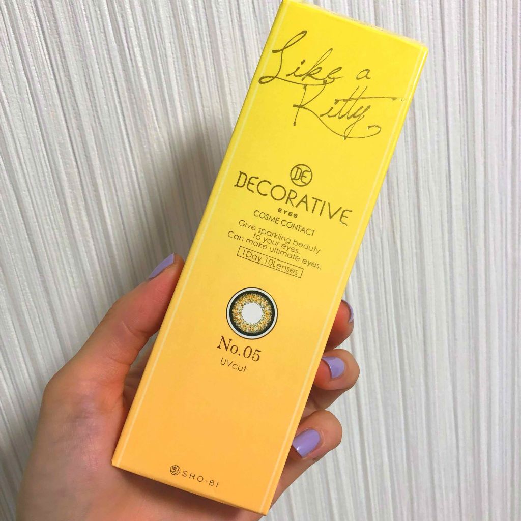 デコラティブアイズ UVモイスト/Decorative Eyes/カラーコンタクトレンズを使ったクチコミ(1枚目)