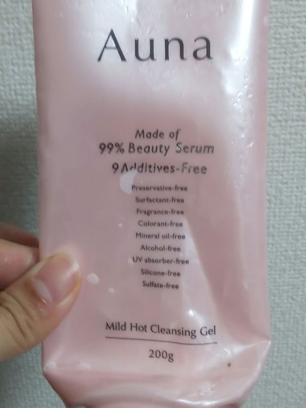 マイルドホットクレンジングジェル/Auna/クレンジングジェルを使ったクチコミ(1枚目)