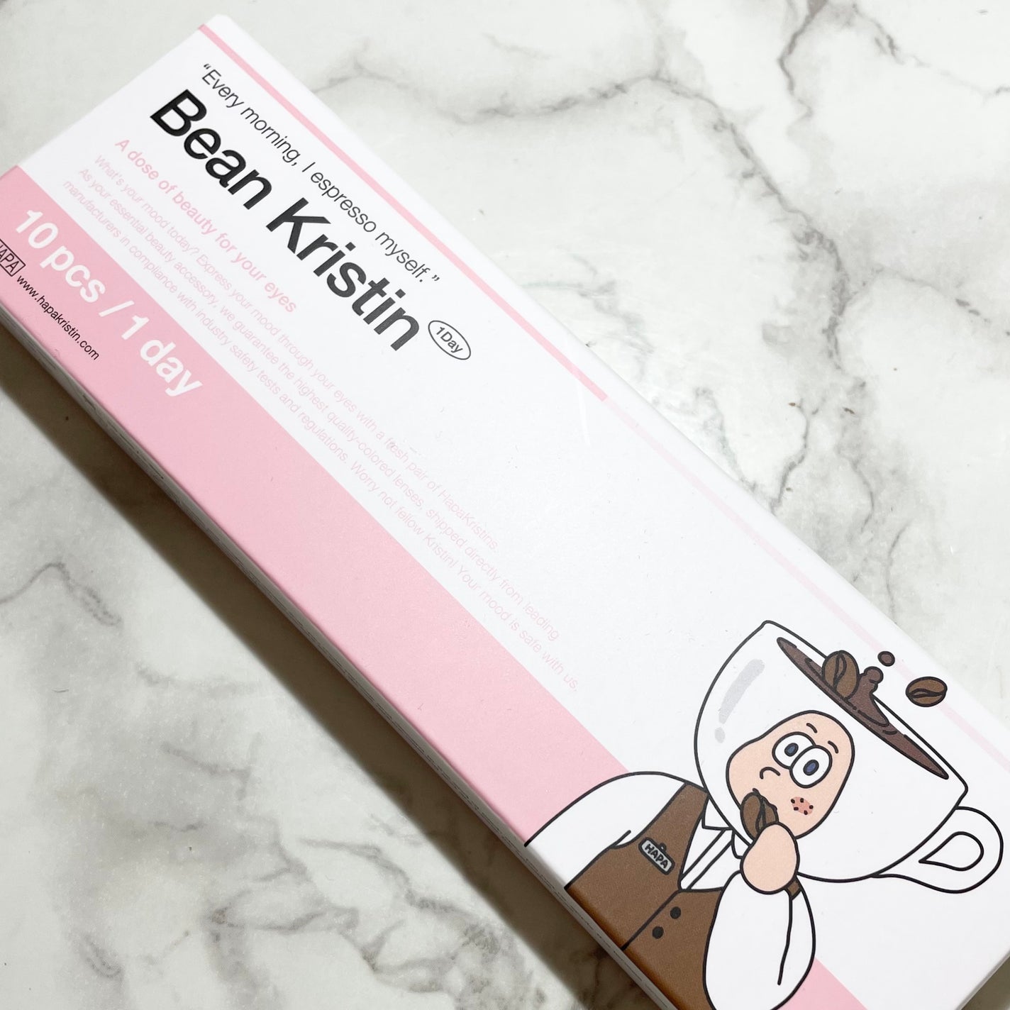 Bean Kristin 1day/Hapa kristin/ワンデー(1DAY)カラコンを使ったクチコミ(4枚目)