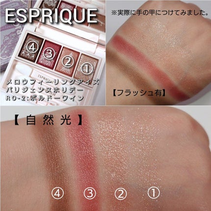 メロウ フィーリング アイズ/ESPRIQUE/アイシャドウパレットを使ったクチコミ(6枚目)