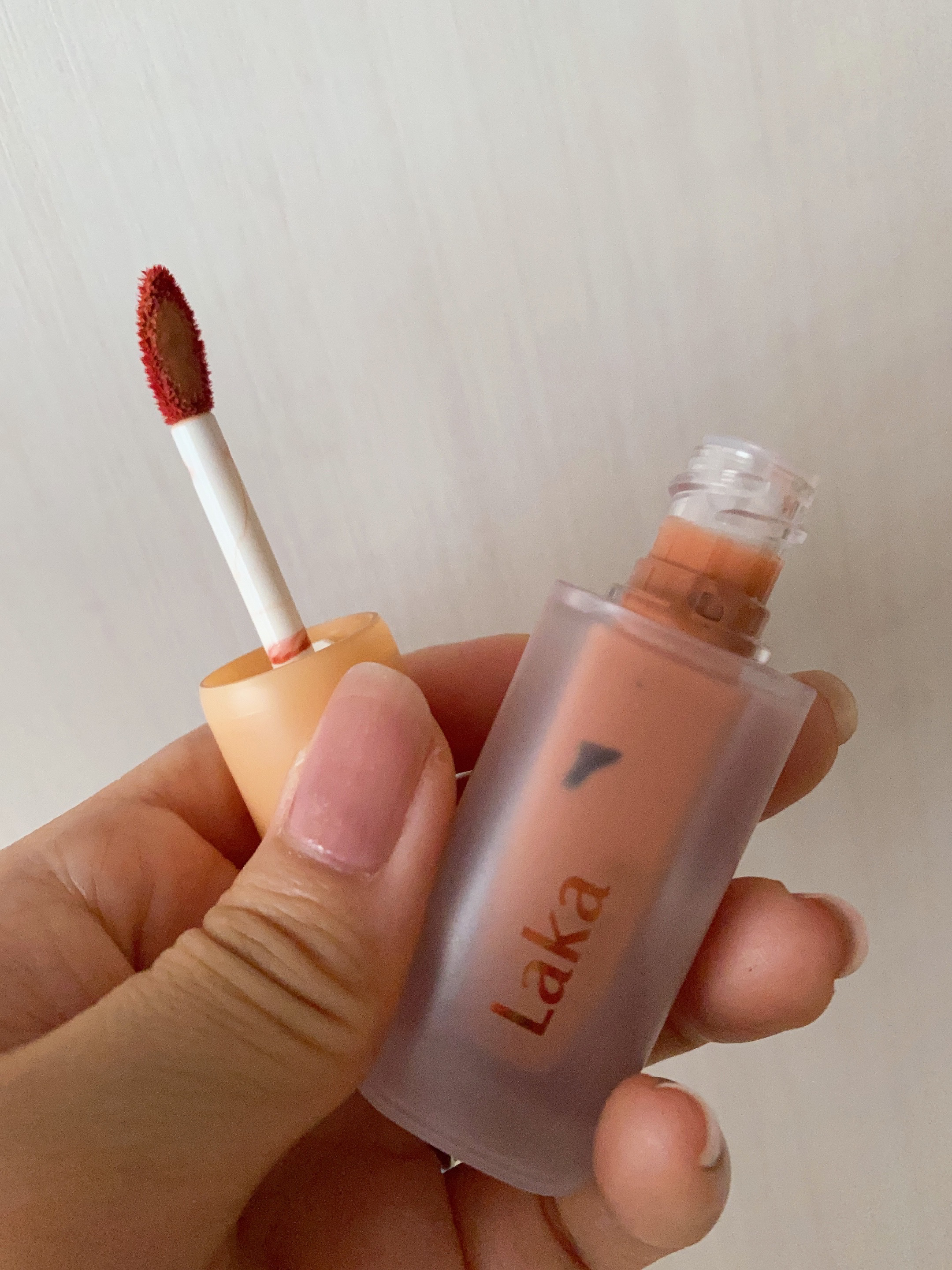 フルーティーグラムティント/Laka/リップティントを使ったクチコミ（2枚目）
