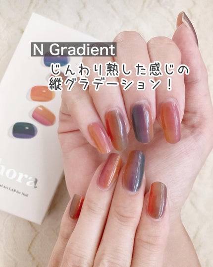 セミキュアジェルネイル(ハンド)/ohora/ネイルシールを使ったクチコミ(8枚目)