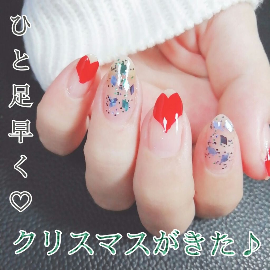 ネイル エナメル 073 カラフルラメ/ちふれ/マニキュアを使ったクチコミ（1枚目）