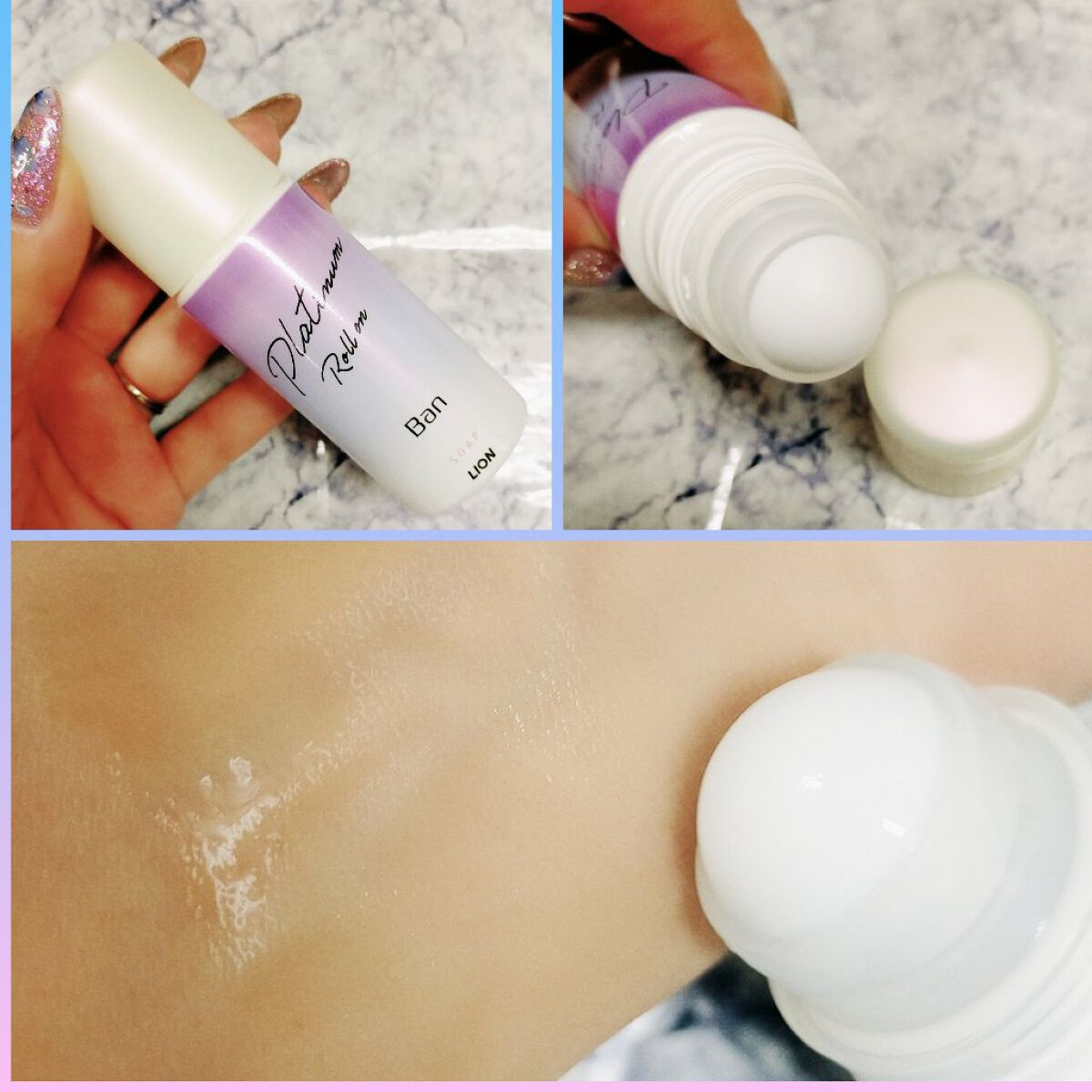 汗ブロックプラチナロールオン せっけんの香り/Ban/デオドラント・制汗剤を使ったクチコミ（2枚目）
