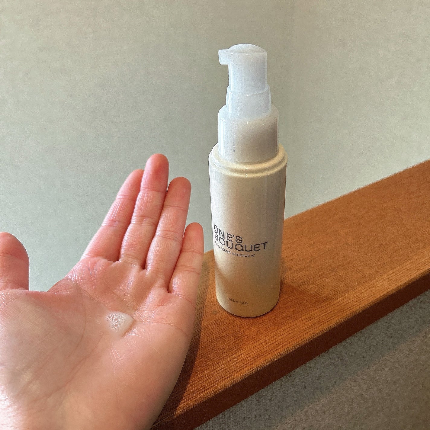 ONE’S BOUQUET(ワンズブーケ デュアルブーストエッセンス W)/M&Hラボ/美容液を使ったクチコミ(5枚目)