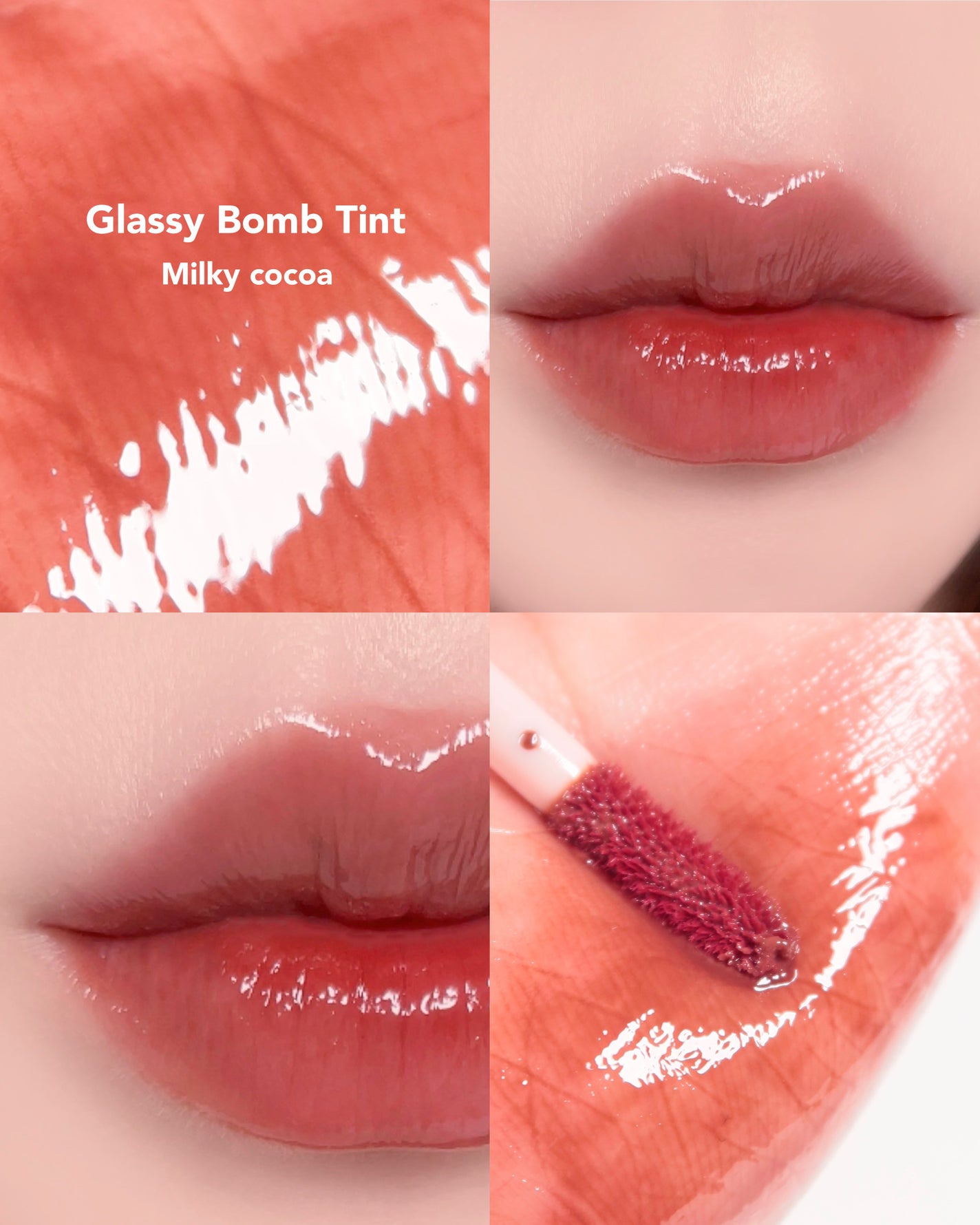 アンドバイロムアンド グラッシーボムティント/&nd by rom&nd/リップティントを使ったクチコミ(3枚目)