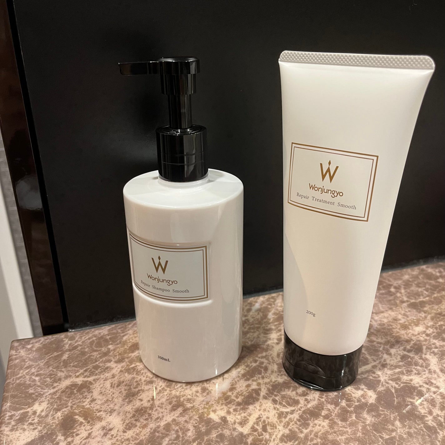 ウォンジョンヨ リペアシャンプー スムース/リペアトリートメント スムース/Wonjungyo/市販シャンプーを使ったクチコミ(1枚目)