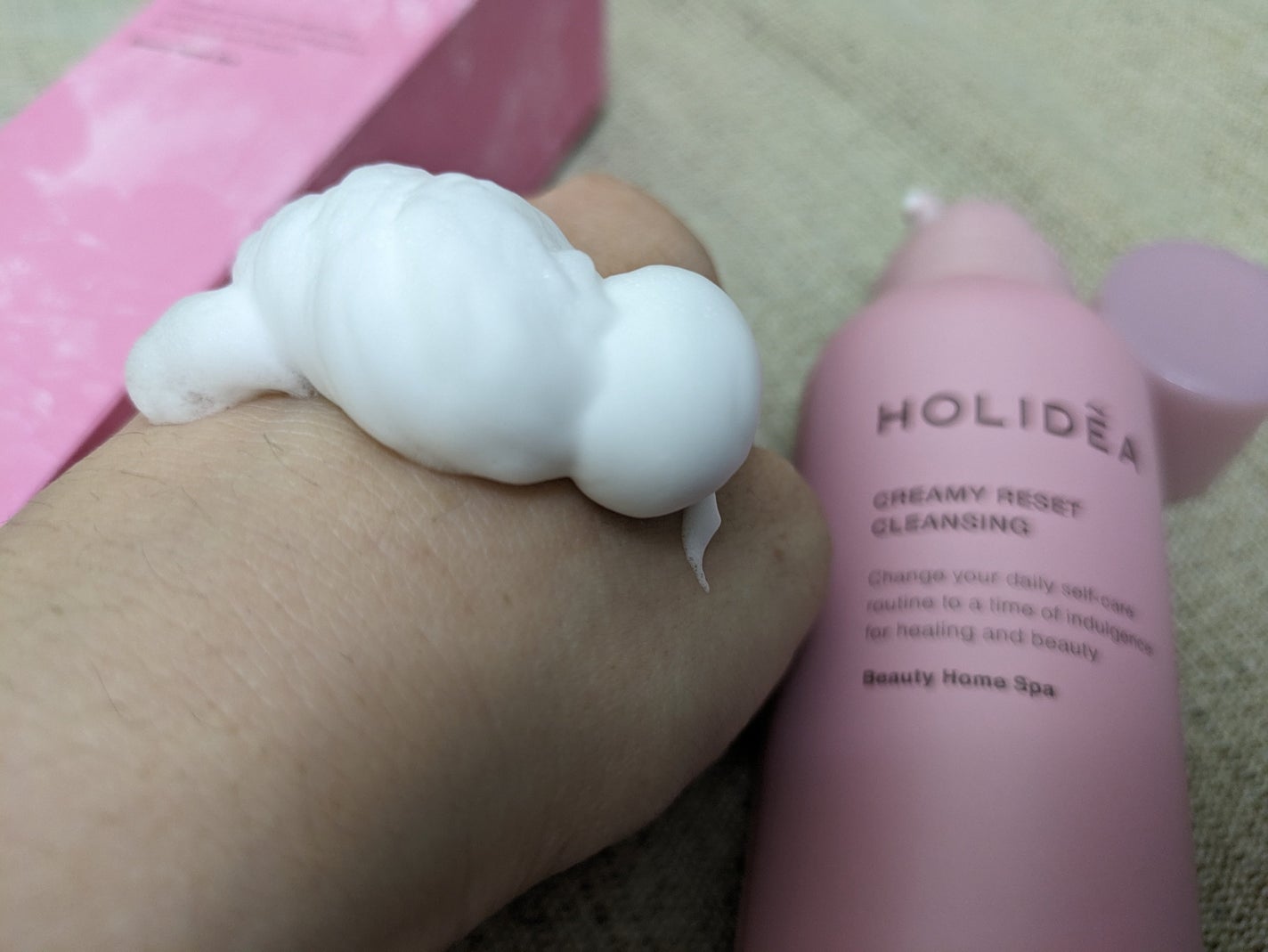 ホリーディア クリーミーリセットクレンジング/HOLIDEA/泡洗顔を使ったクチコミ(3枚目)