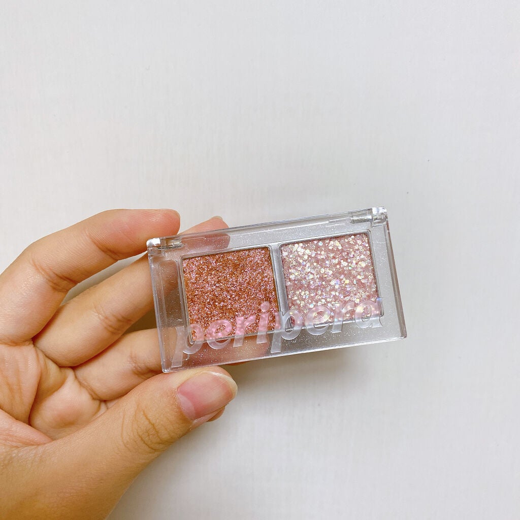 デュオ ポケット グリッター シャドウ/PERIPERA/アイシャドウパレットを使ったクチコミ(1枚目)