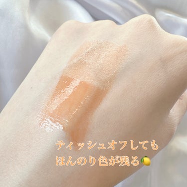 Melty flower lip tint 01 れもんクッキー/haomii/口紅を使ったクチコミ（2枚目）