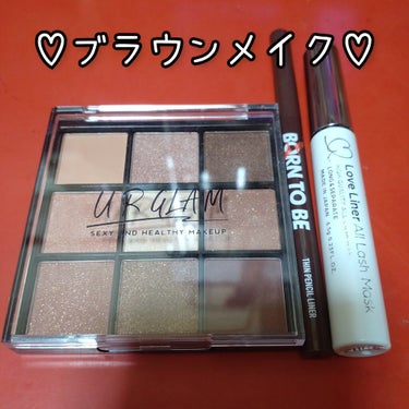 UR GLAM　BLOOMING EYE COLOR PALETTE/U R GLAM/パウダーアイシャドウを使ったクチコミ（1枚目）