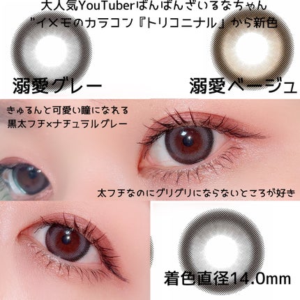 トリコニナル ワンデー/トリコニナル/ワンデー(1DAY)カラコンを使ったクチコミ(2枚目)