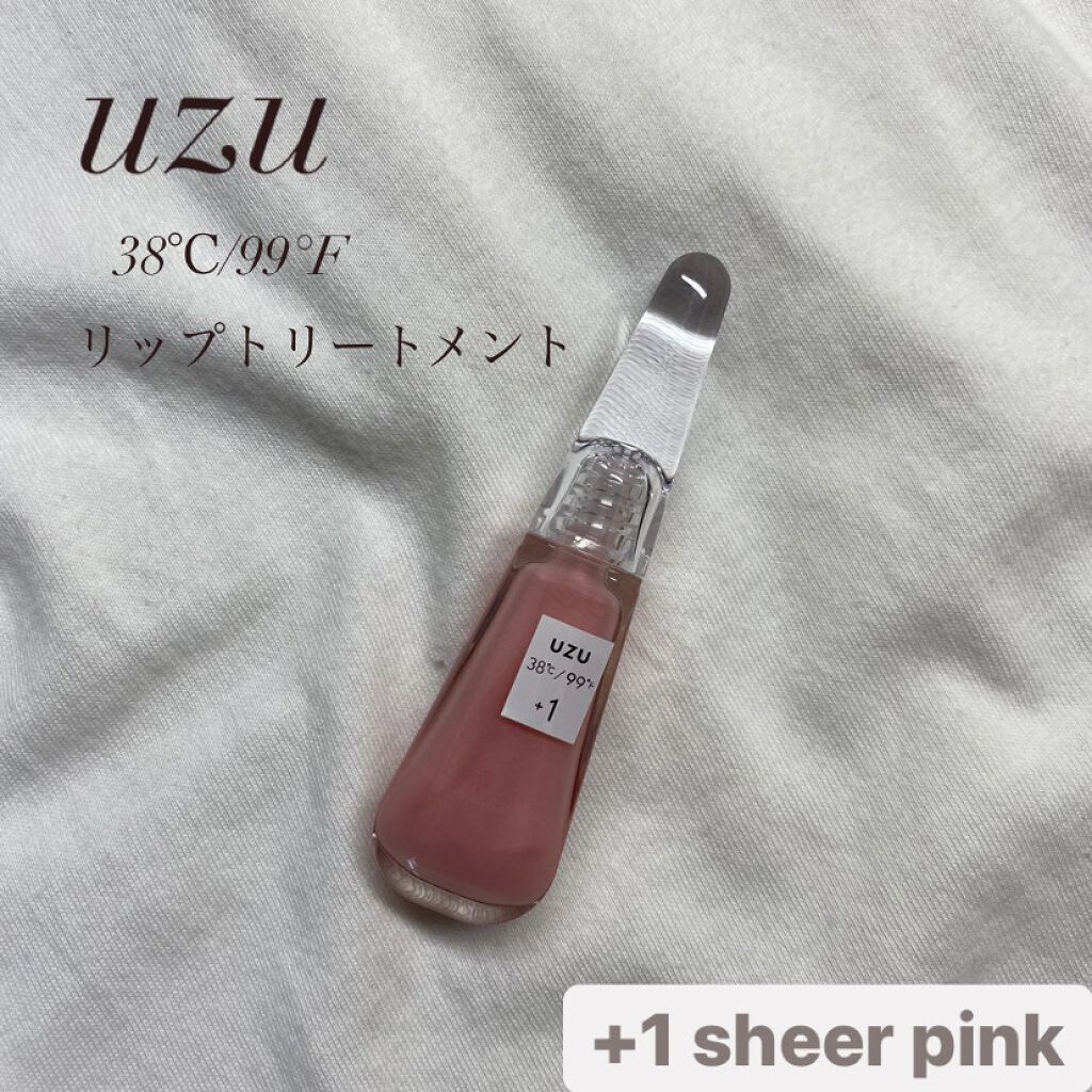 38°C / 99°F リップトリートメント (リップ美容液)/UZU BY FLOWFUSHI/リップケアを使ったクチコミ（1枚目）