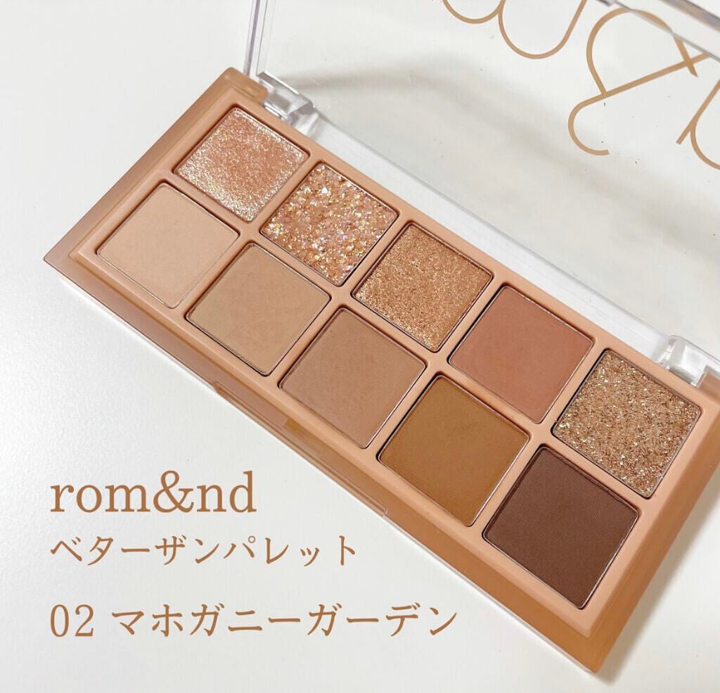 ベターザンパレット/rom&nd/アイシャドウパレットを使ったクチコミ(2枚目)