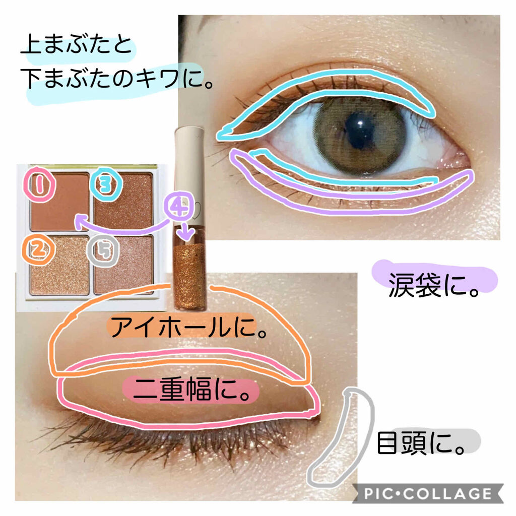 THE アイパレR/b idol/アイシャドウパレットを使ったクチコミ（2枚目）