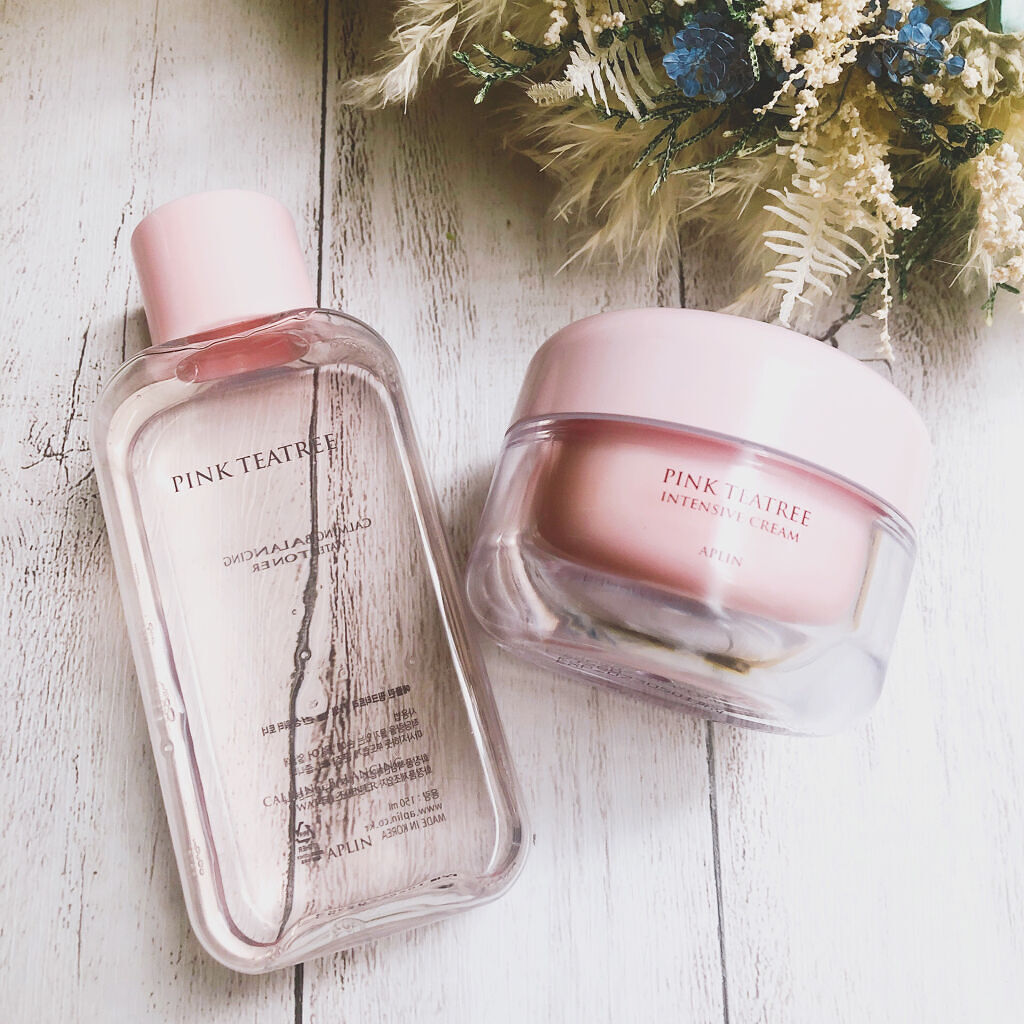 ピンクティーツリークリーム/APLIN/フェイスクリームを使ったクチコミ（1枚目）