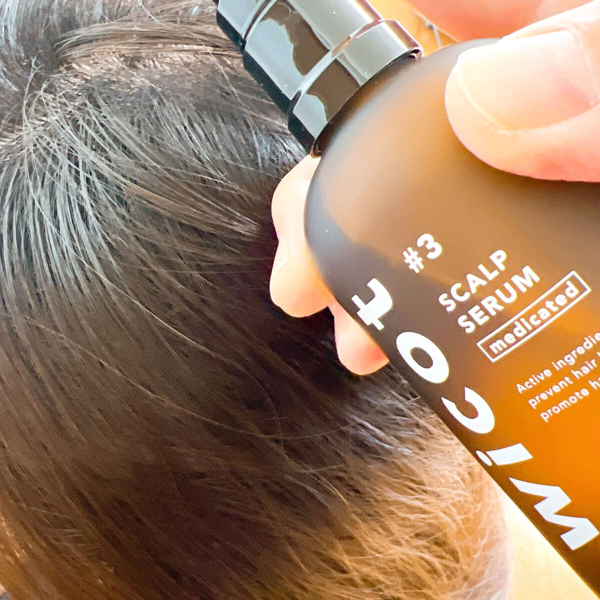 薬用スカルプセラム/wicot/頭皮ローションを使ったクチコミ(4枚目)