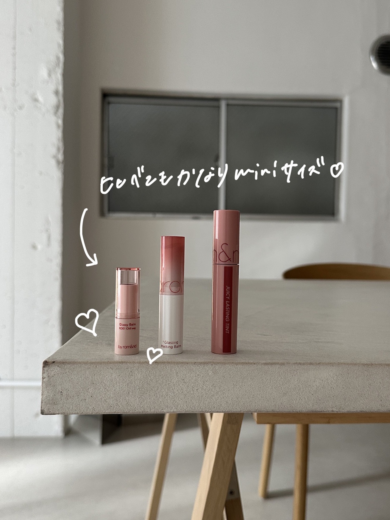 アンドバイロムアンド グラッシーバーム/&nd by rom&nd/口紅を使ったクチコミ（3枚目）