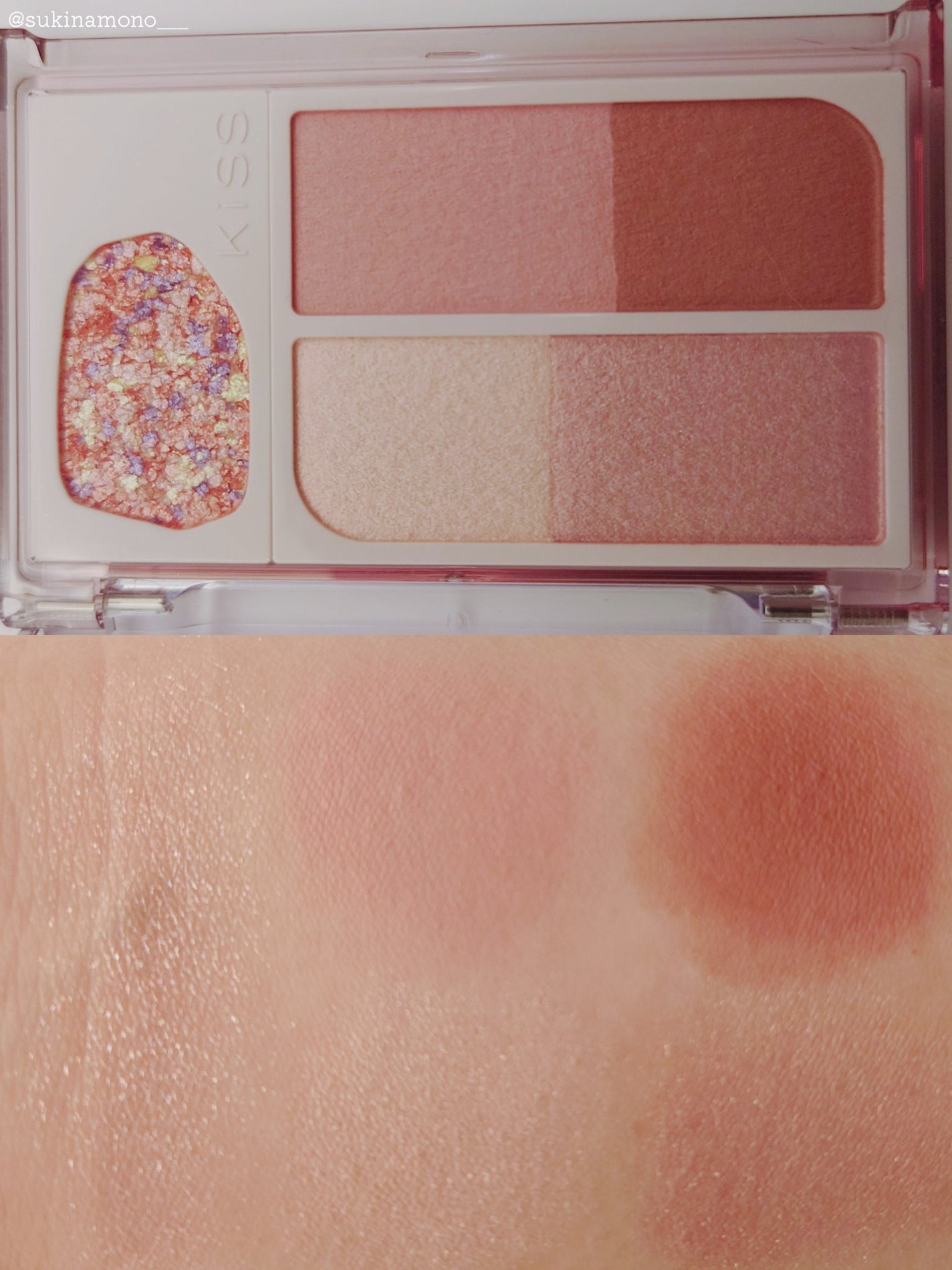 カクテルデイズ/KiSS/アイシャドウパレットを使ったクチコミ(3枚目)