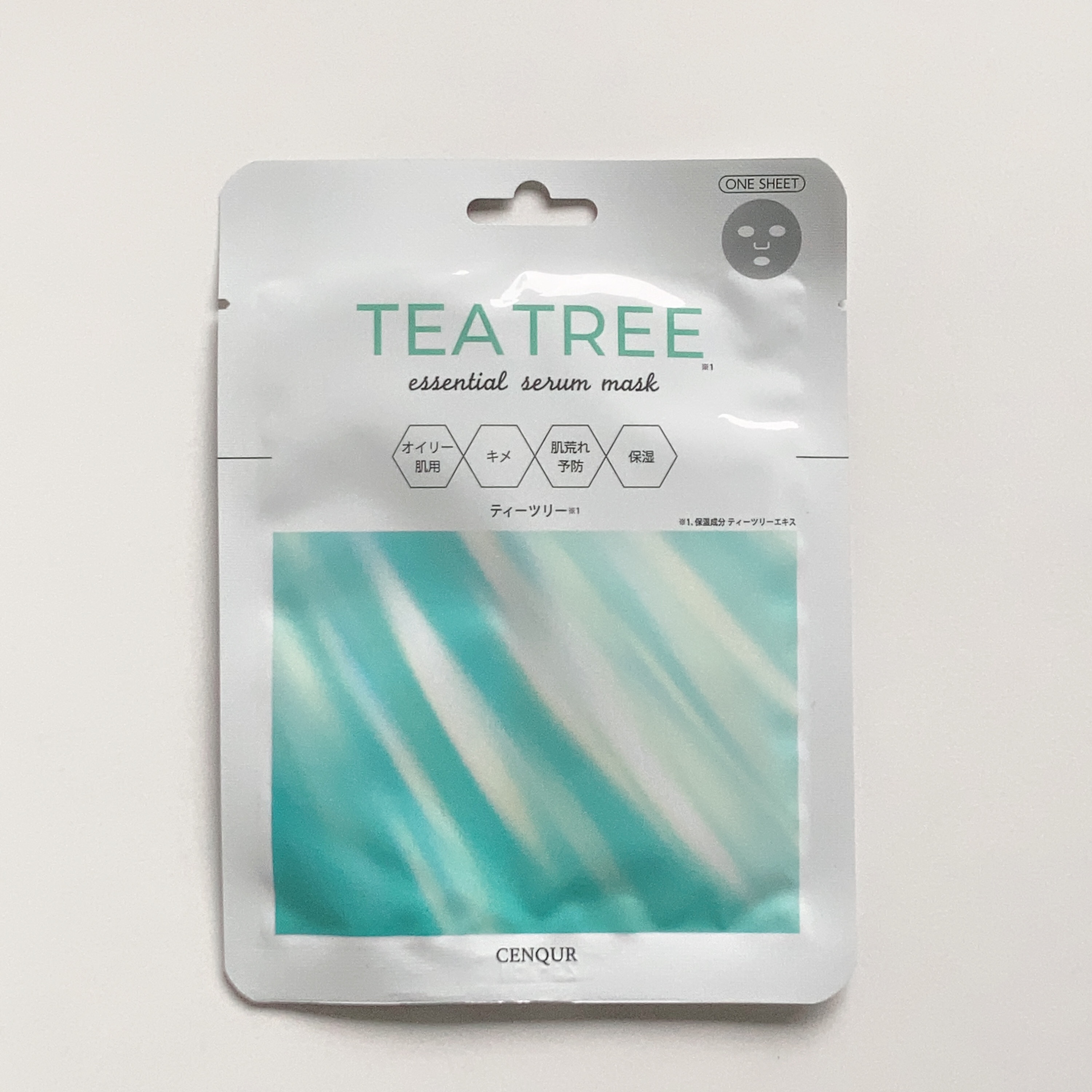 エッセンシャルセラムマスク ティーツリー /CENQUR/シートマスク・パックを使ったクチコミ（1枚目）