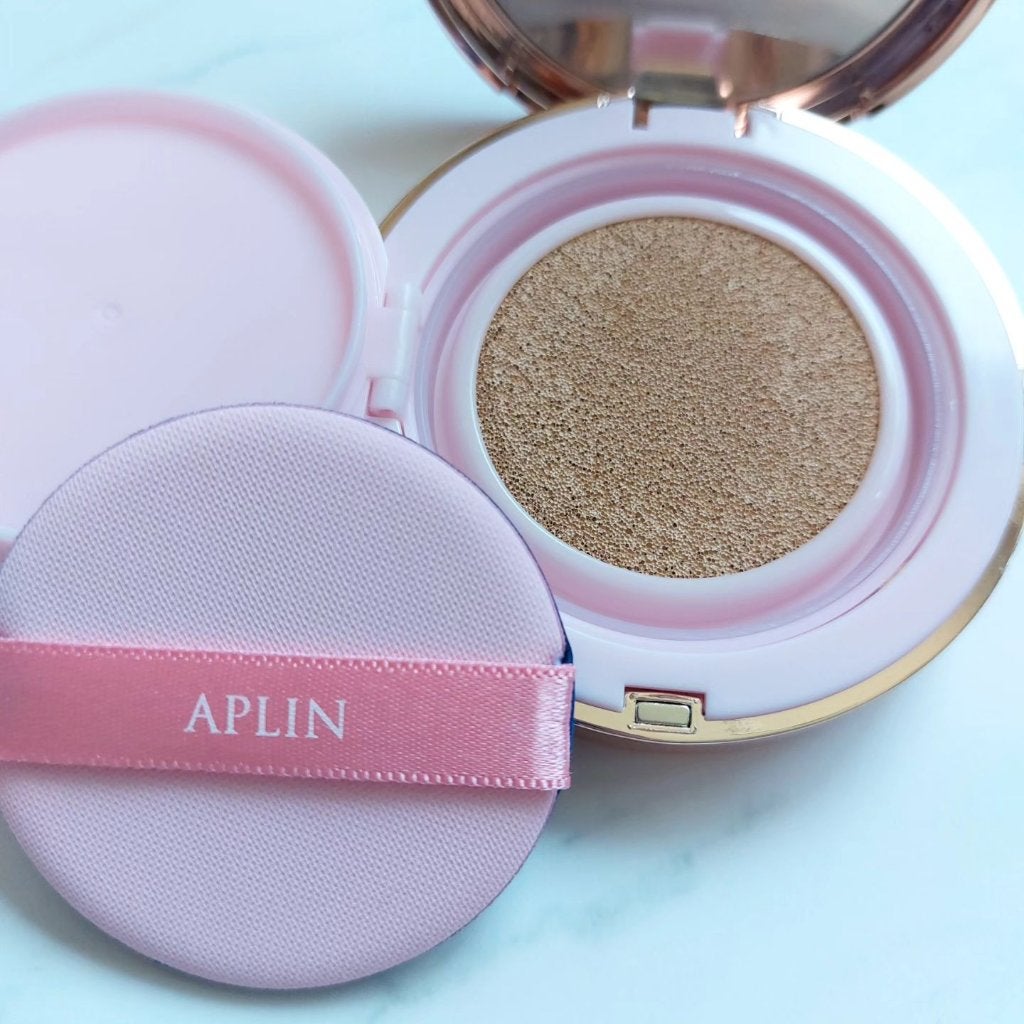 ピンクティーツリーカバーアップグロウクッション/APLIN/クッションファンデーションを使ったクチコミ(2枚目)