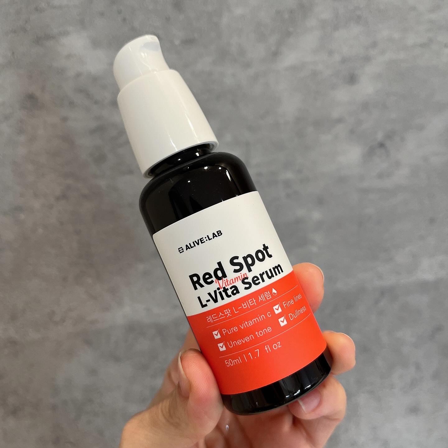レッドスポット L-ビタセラム/Alive:Lab/美容液を使ったクチコミ（2枚目）