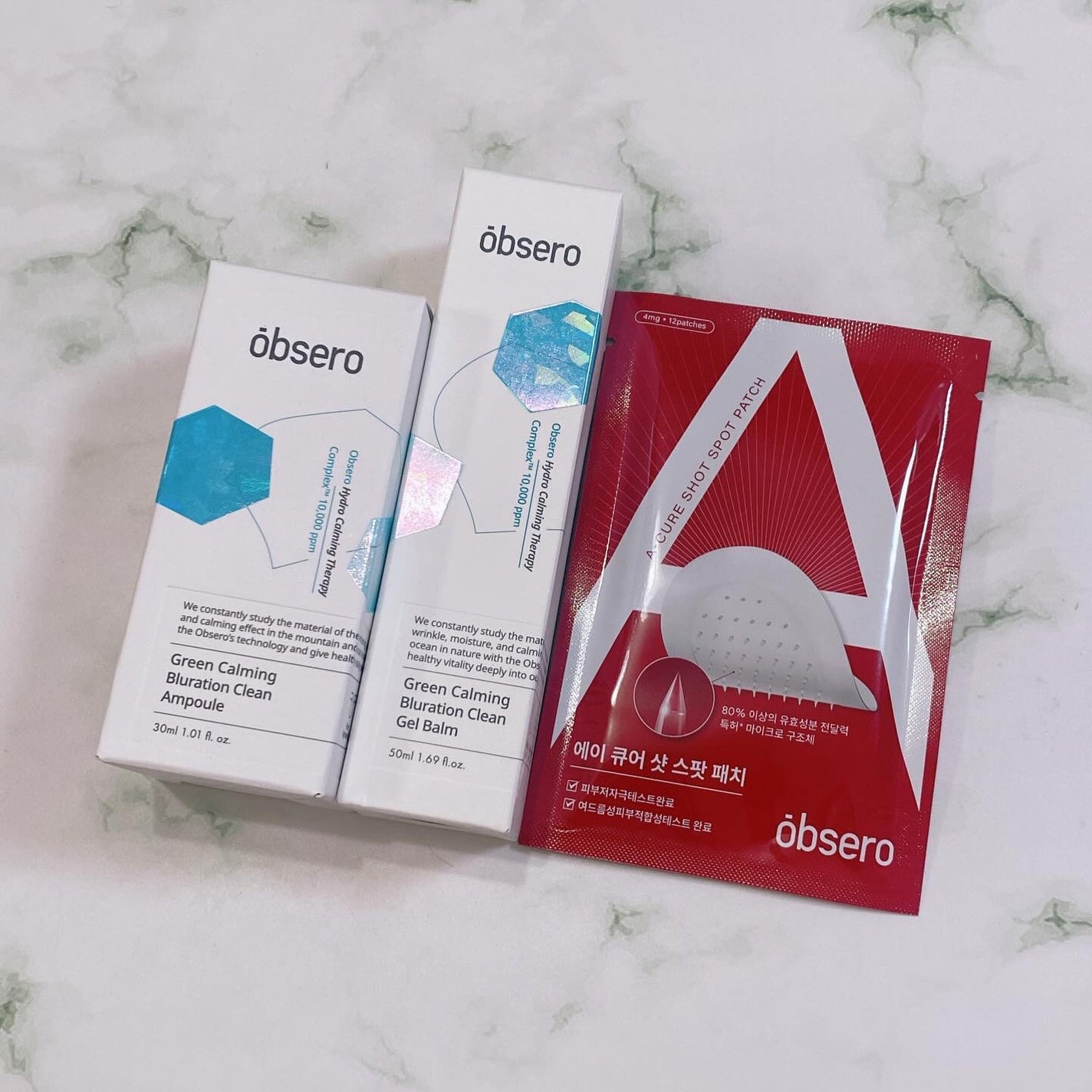 グリーンカーミングブルーレーションクリーンアンプル/obsero/美容液を使ったクチコミ(8枚目)