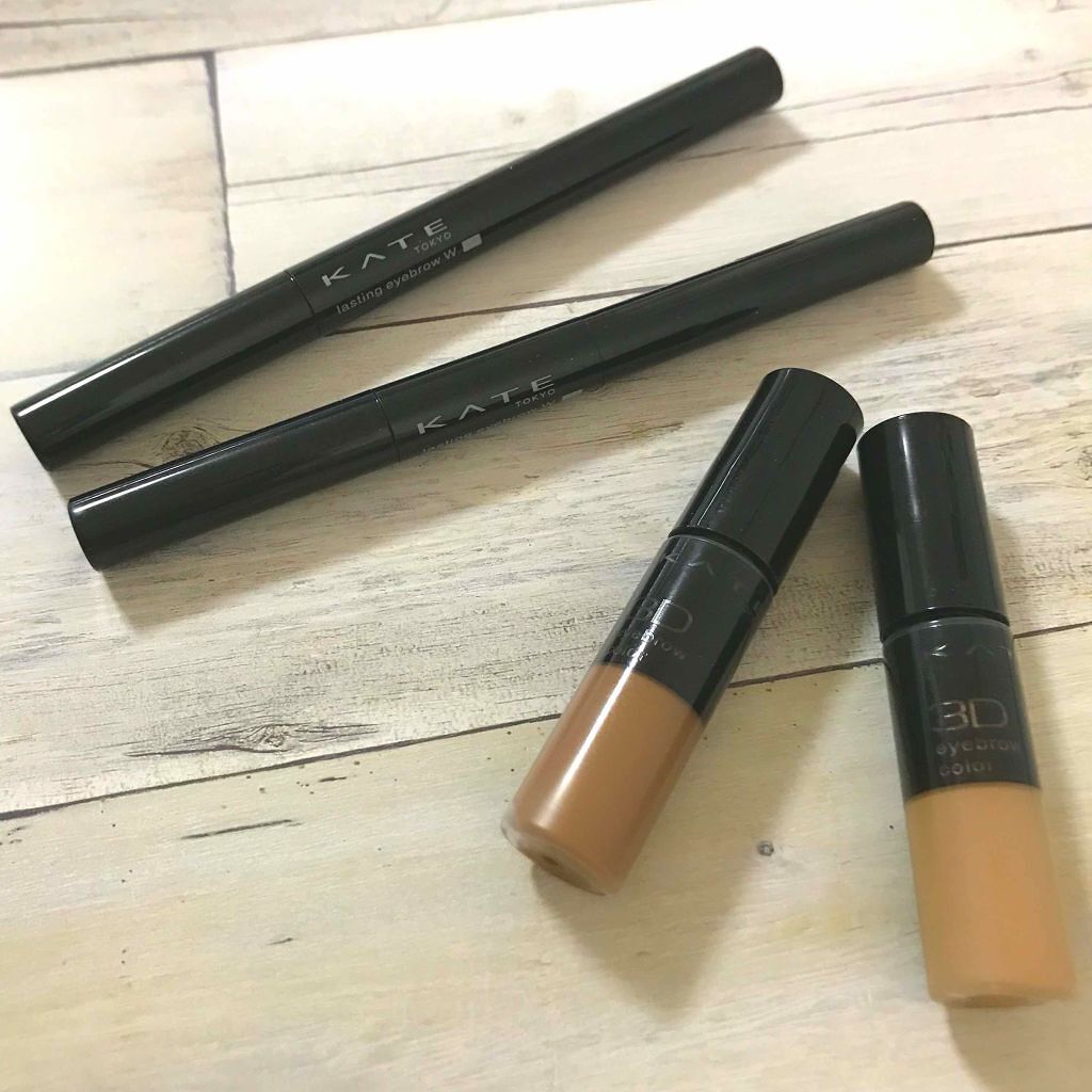 ラスティングデザインアイブロウW N(FL)/KATE/パウダーアイブロウを使ったクチコミ(1枚目)