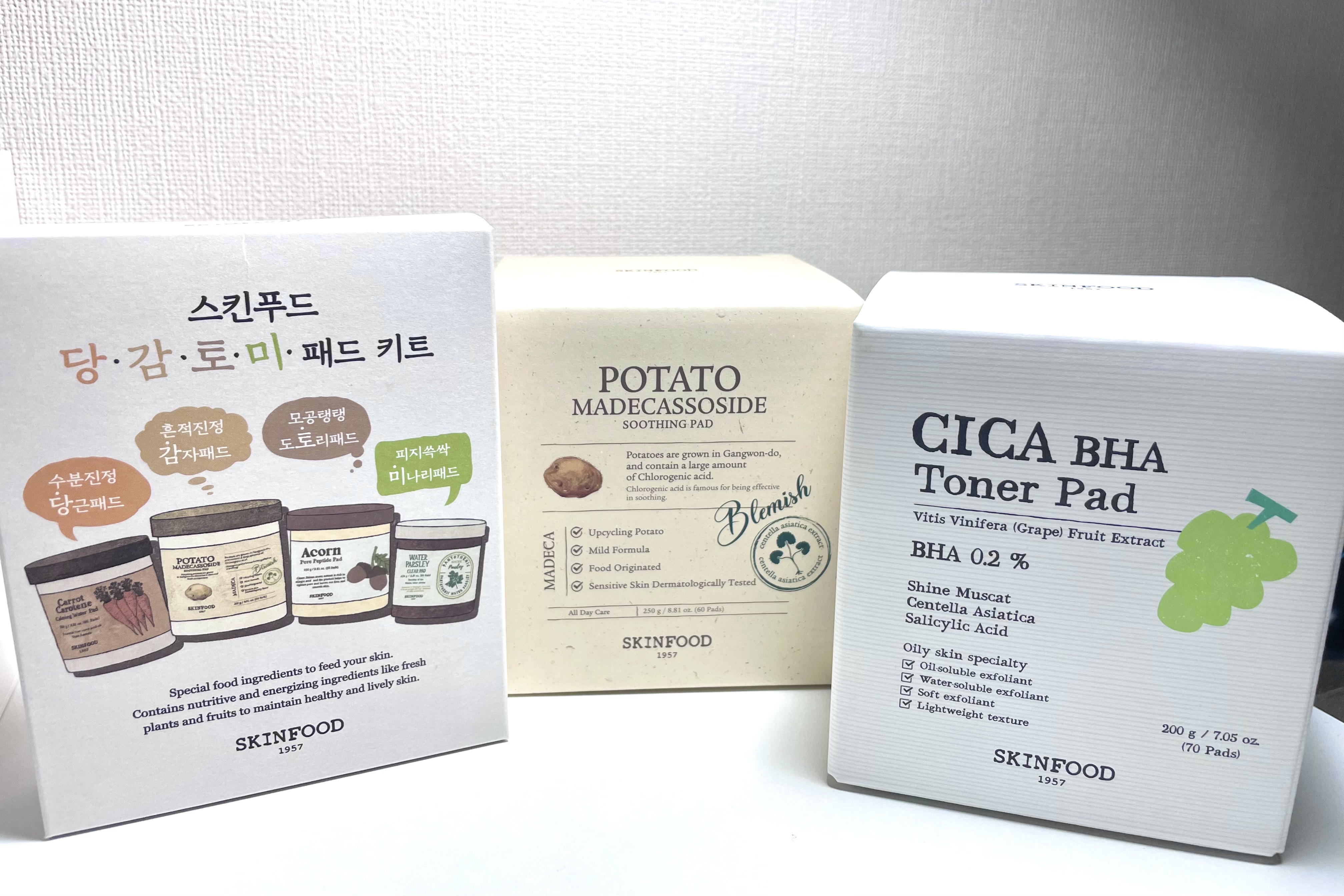 SKINFOOD ポテト マデカソ スージングパッド/SKINFOOD/トナーパッドを使ったクチコミ（1枚目）