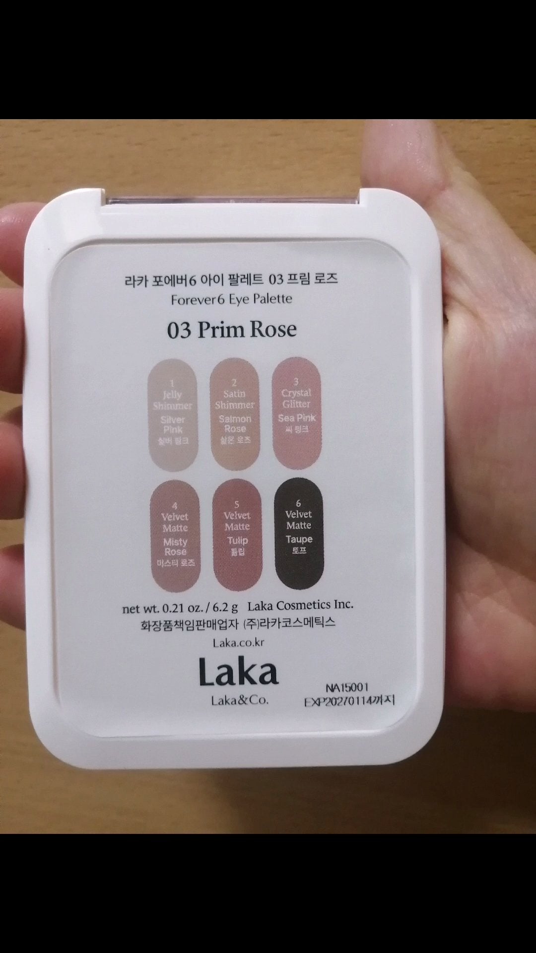 フォーエバー6アイパレット/Laka/アイシャドウパレットを使ったクチコミ(4枚目)