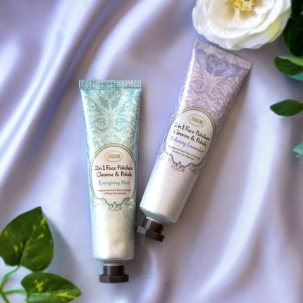 SABON ホリデーポリッシュギフトのクチコミ「【ホイップクリームみたいなスクラブ洗顔】
────────────
SABONの大人気フェイス.....」(1枚目)