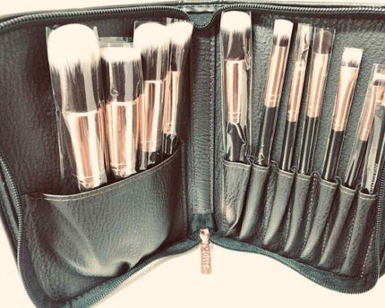 貴族のゴールド メイクブラシ11本セット 化粧ポーチ付き/SIXPLUS/メイクブラシを使ったクチコミ(1枚目)