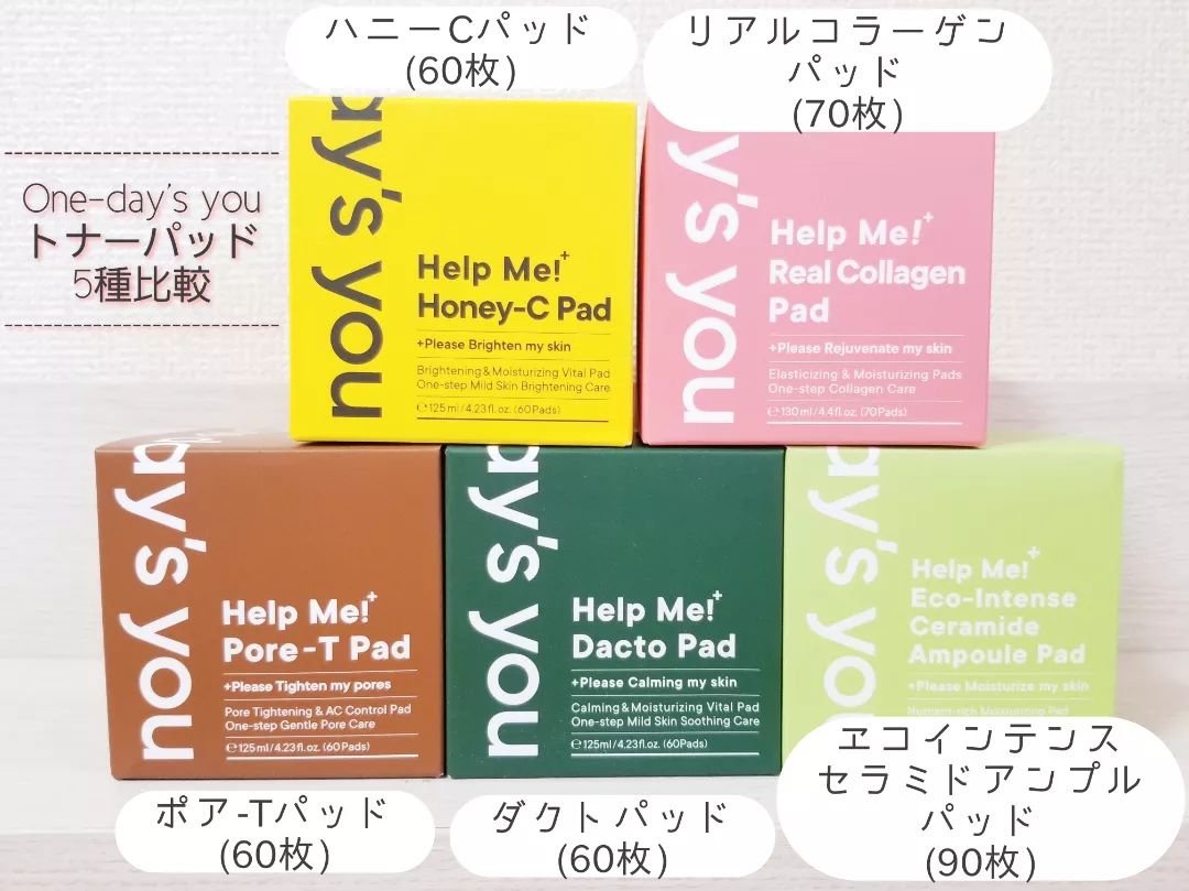 ヘルプミー! ポア-Tパッド/One-day's you/トナーパッドを使ったクチコミ（2枚目）