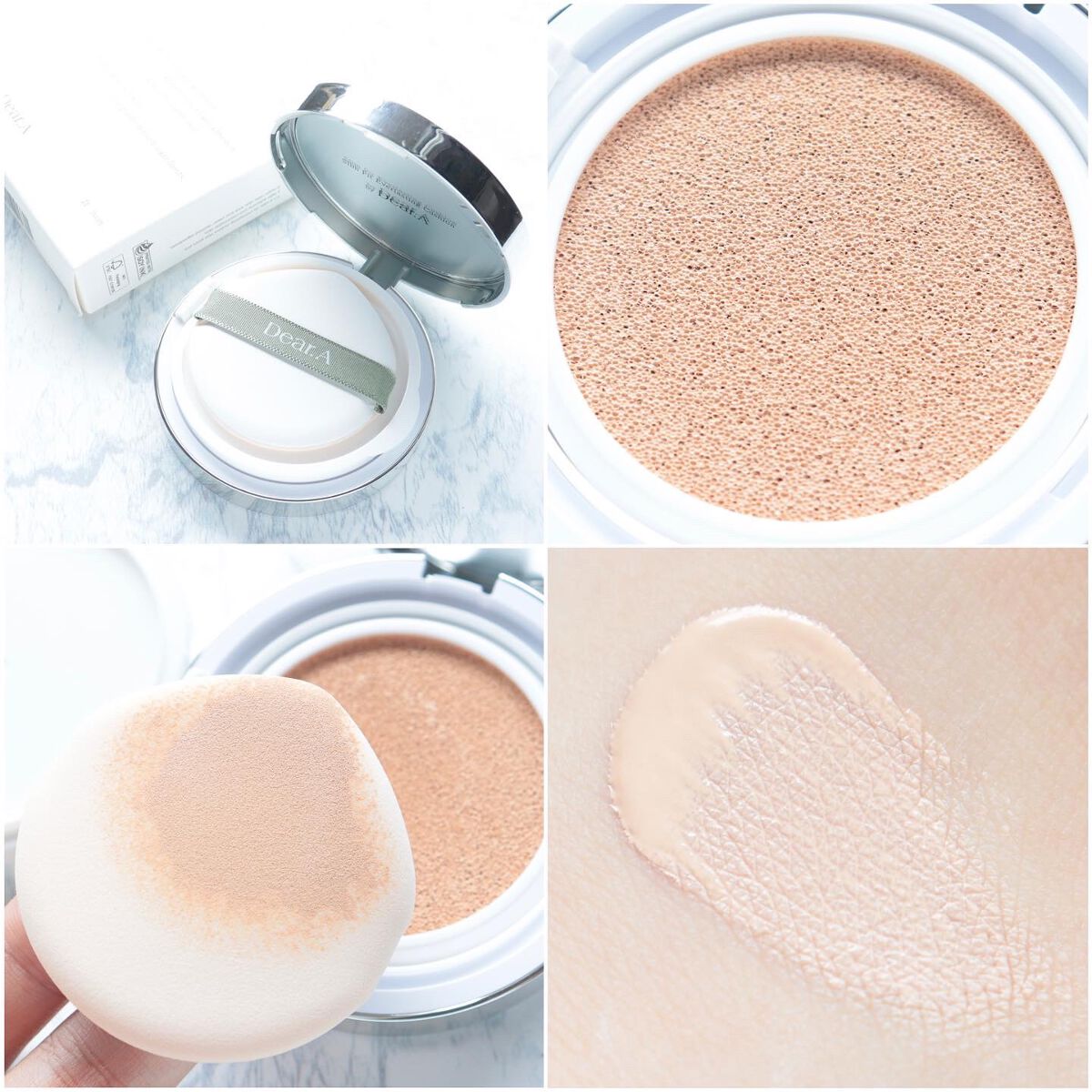 スリムフィット エバーラスティング クッション/Dear.A/クッションファンデーションを使ったクチコミ（3枚目）