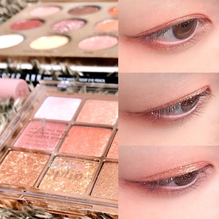 ギャラクシー9色アイシャドウパレット/DiTO/アイシャドウパレットを使ったクチコミ(3枚目)