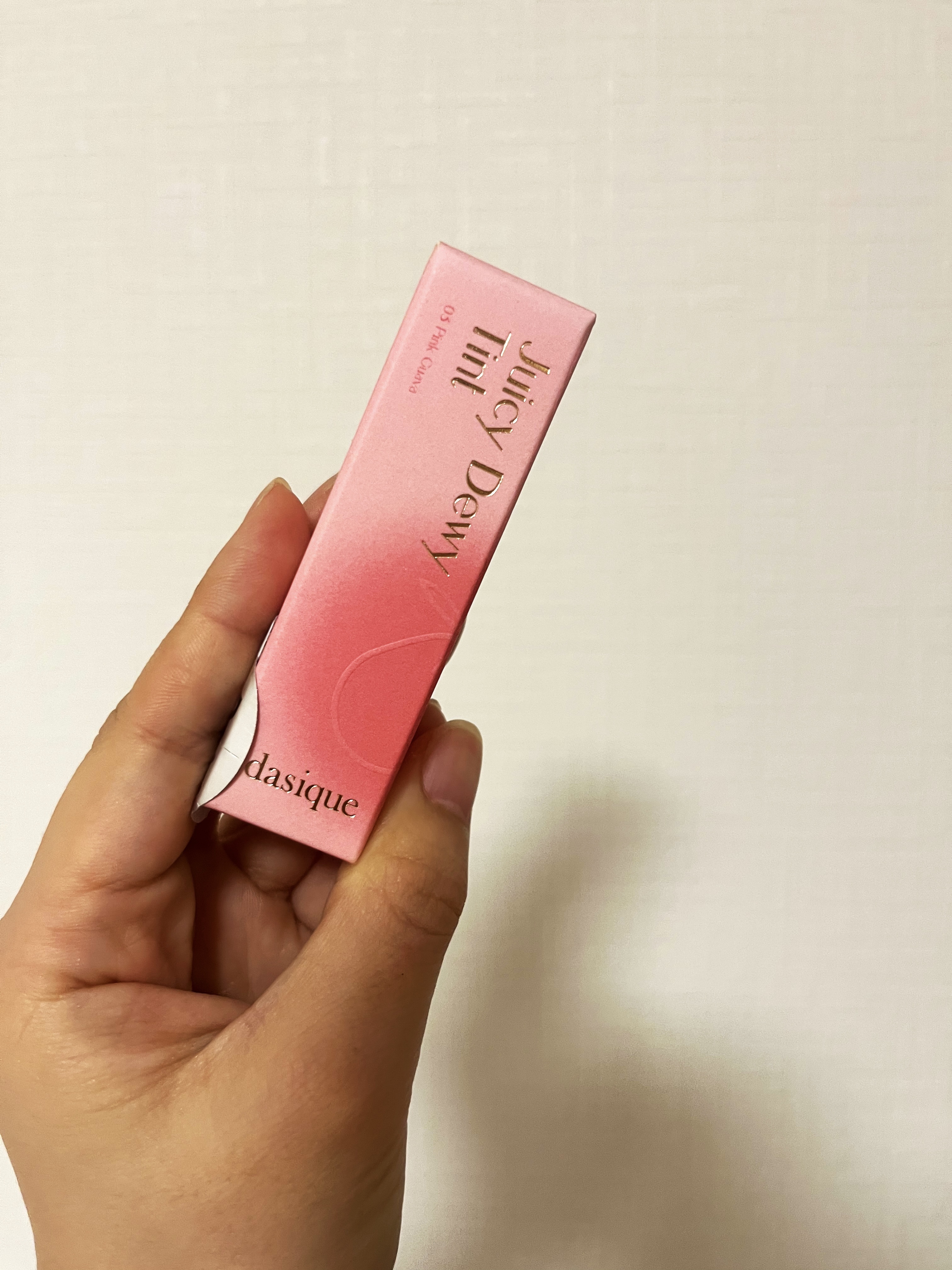 ジューシーデュイティント 03 ピンクグアバ/dasique/リップティントを使ったクチコミ（1枚目）