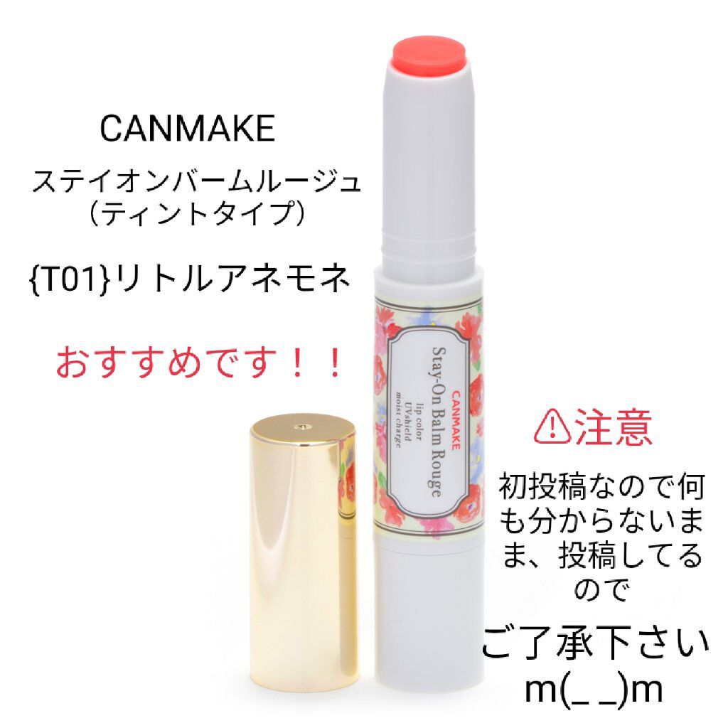 ステイオンバームルージュ/キャンメイク/口紅を使ったクチコミ（1枚目）