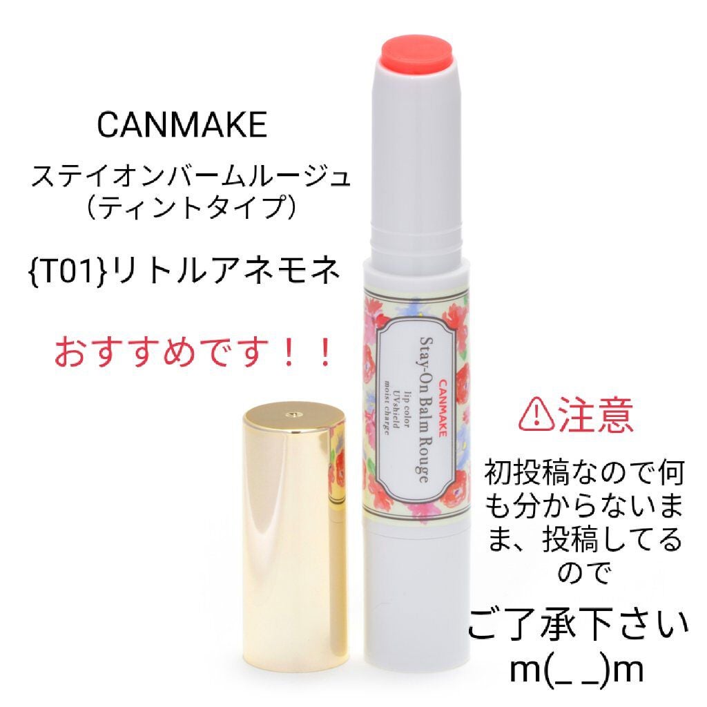 ステイオンバームルージュ/キャンメイク/口紅を使ったクチコミ(1枚目)