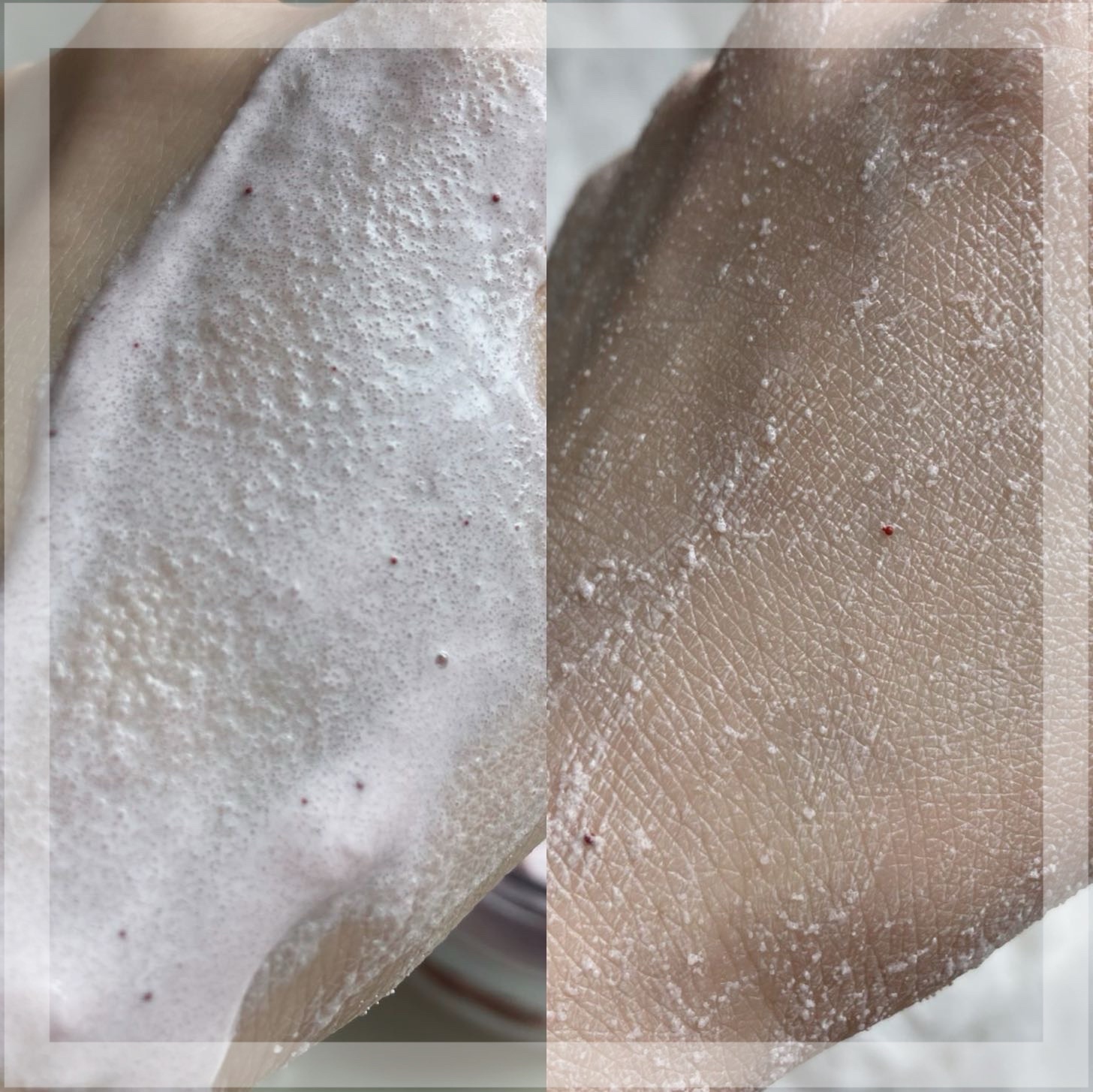 ダヴ ふわとろ　クリーミースクラブ チェリー＆アプリコットミルク/ダヴ/ボディスクラブを使ったクチコミ（3枚目）