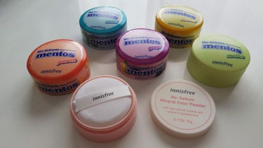 ノーセバム ミネラルパウダー LTD20 LTD206 メントス メロン/innisfree/ルースパウダーを使ったクチコミ（1枚目）