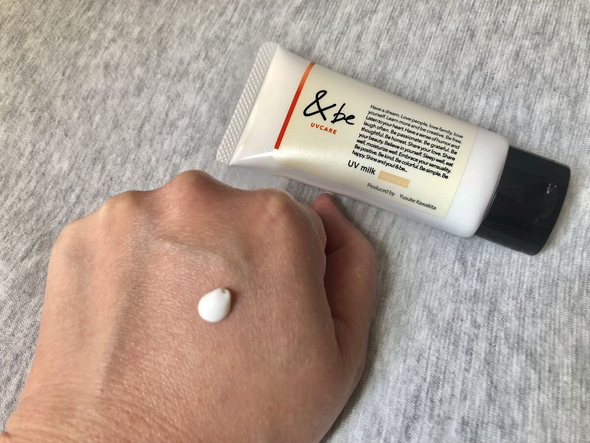 &be UVミルク/＆be/日焼け止めミルクを使ったクチコミ（2枚目）