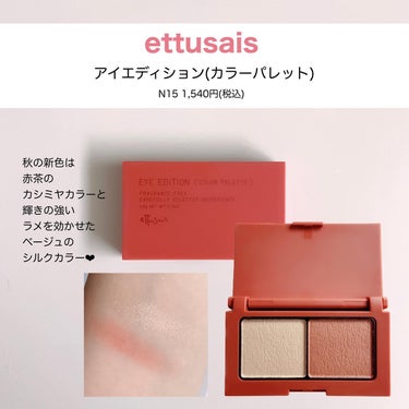 アイエディション(カラーパレット)/ettusais/アイシャドウパレットを使ったクチコミ（4枚目）