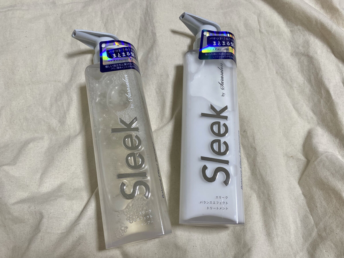 バランスエフェクトシャンプー／トリートメント/スリーク by サラサロン/市販シャンプーを使ったクチコミ（1枚目）